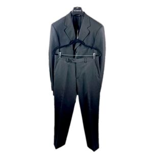 Alexander McQueen Men’s Suit 40R Drop 6 Super 100s Wool Made Italy